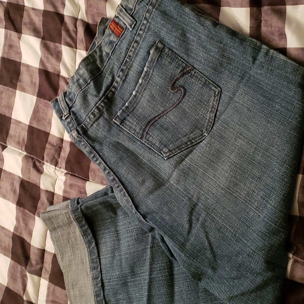 Hillard & Hanson cropped jeans